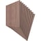Ekena Millwork 15 3/4W x 15 3/4H x 1/4T Wood Hobby Boards, Walnut, 10PK HBW16X16X250CWA - alternate 4